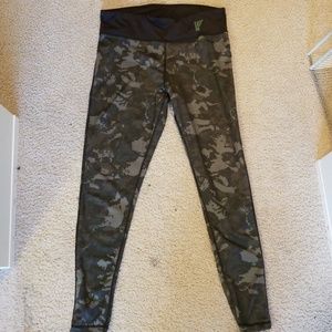 Cat Camoflauge Workout Bottoms